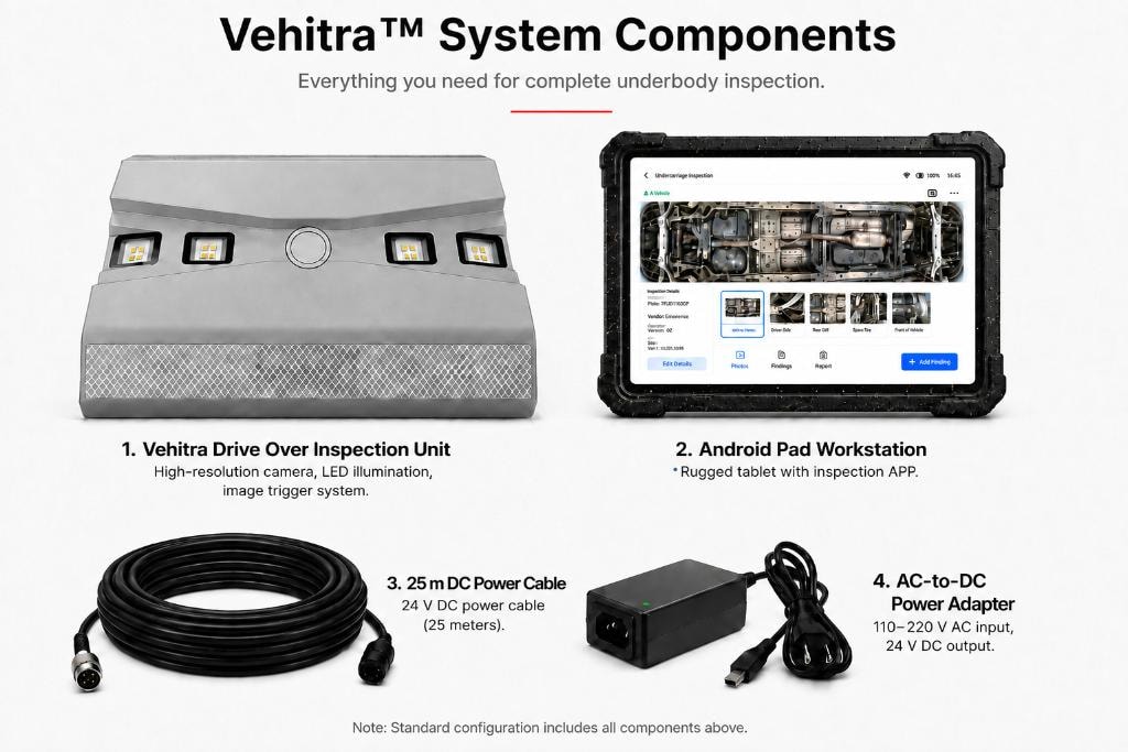 Vehitra system components